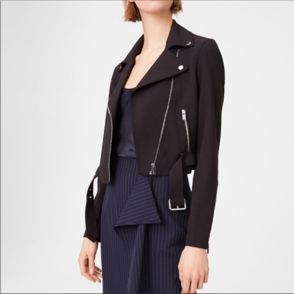 Club Monaco Lacarra Moto Jacket size XS - Picture 3 of 10